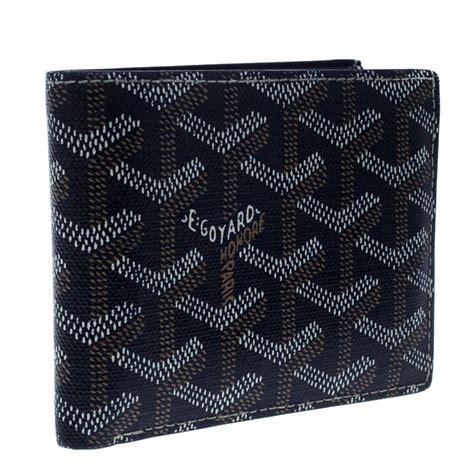 blue goyard wallet mens|Goyard victoire wallet price.